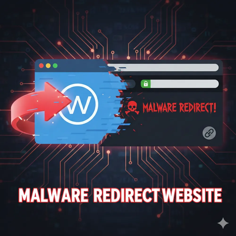 Website bị tự động chuyển hướng sang web khác