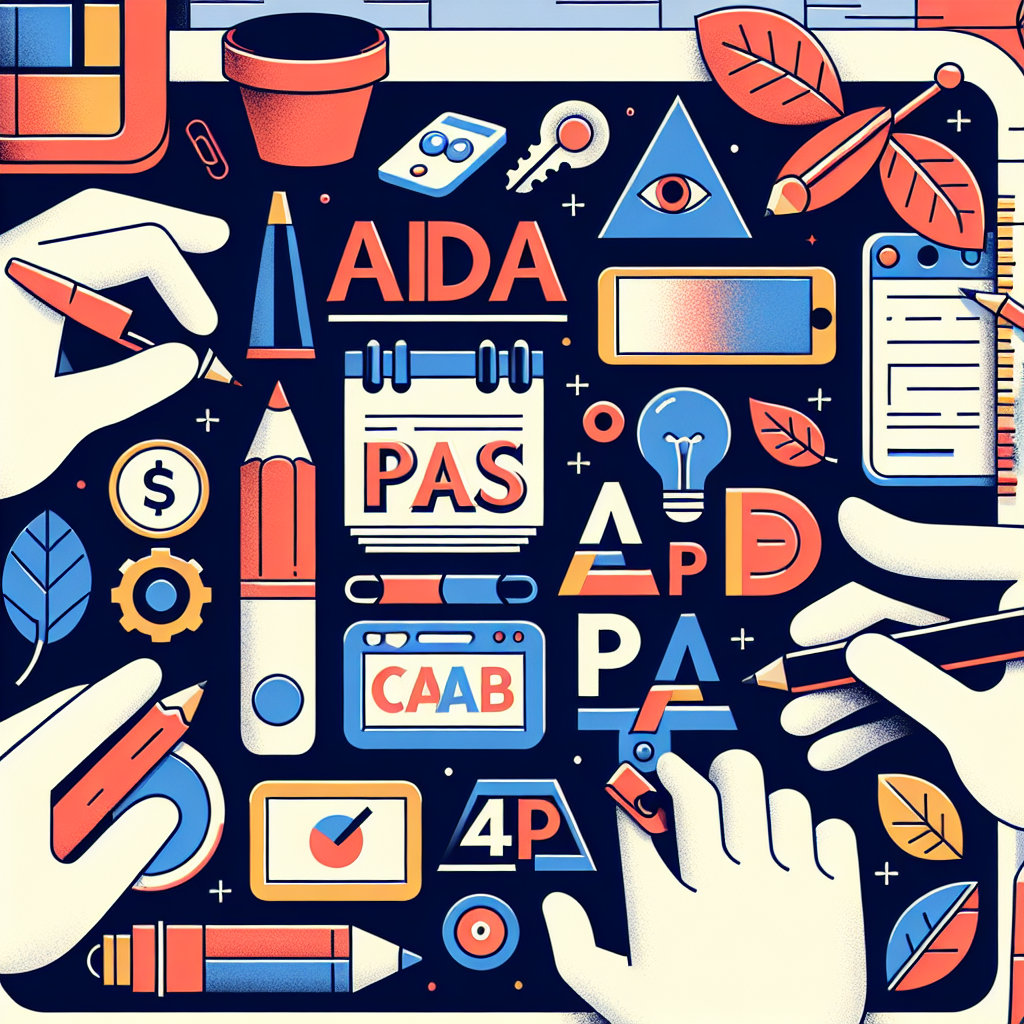 Công thức viết copy AIDA, PAS, 4P, BAB