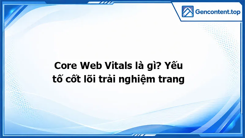 Core Web Vitals
