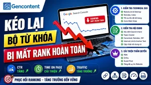 Kéo lại bộ từ khóa bị mất rank hoàn toàn