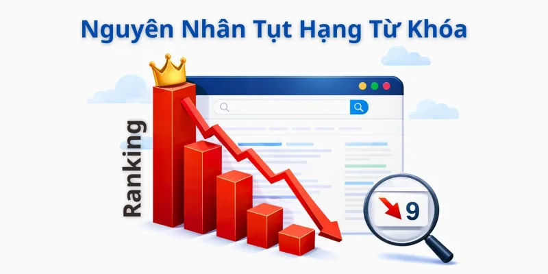 từ khóa bị tụt rank