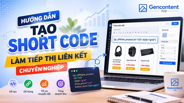 Hướng dẫn tạo Short code làm tiếp thị liên kết chuyên nghiệp